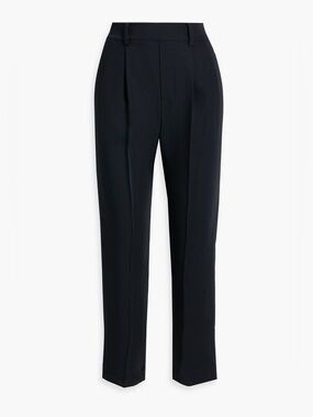 VINCE Pull On Tapered Pant Size Small Black Viscose Blend Contemporary Trouser